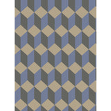 Cole & Son DELANO BLUE AND BLACK Wallpaper