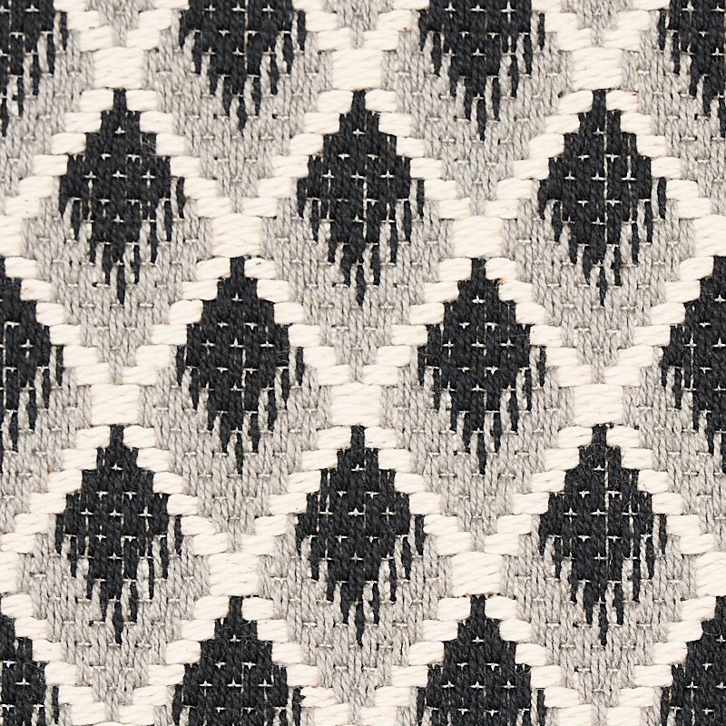 Schumacher Hammerick Diamond Grey Fabric