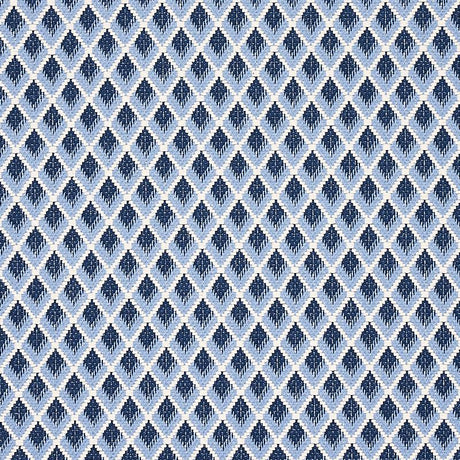 Schumacher Hammerick Diamond Blue Fabric