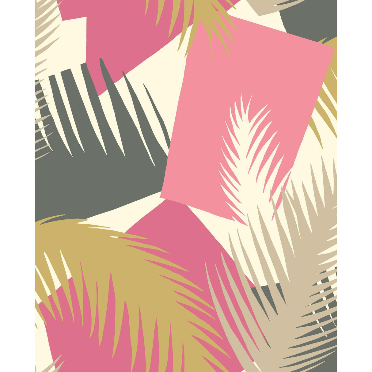 Cole & Son DECO PALM PINK Wallpaper
