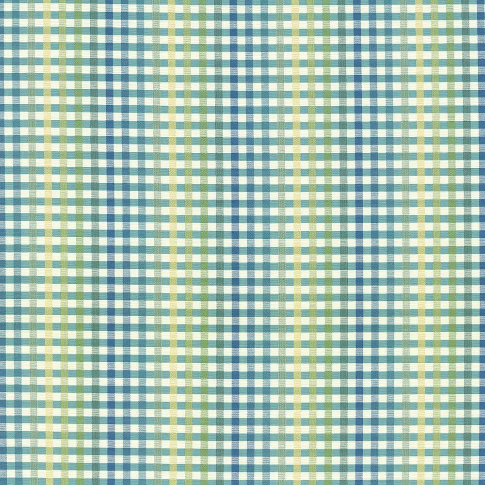 Kasmir Chloe Check Cabana Blue Fabric