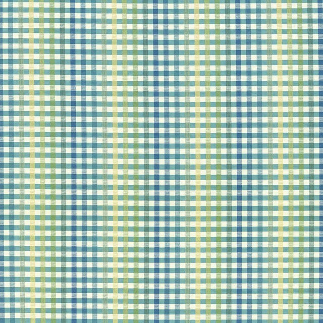 Kasmir Chloe Check Cabana Blue Fabric