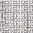 Schumacher Chinois Fret Grey/White Fabric