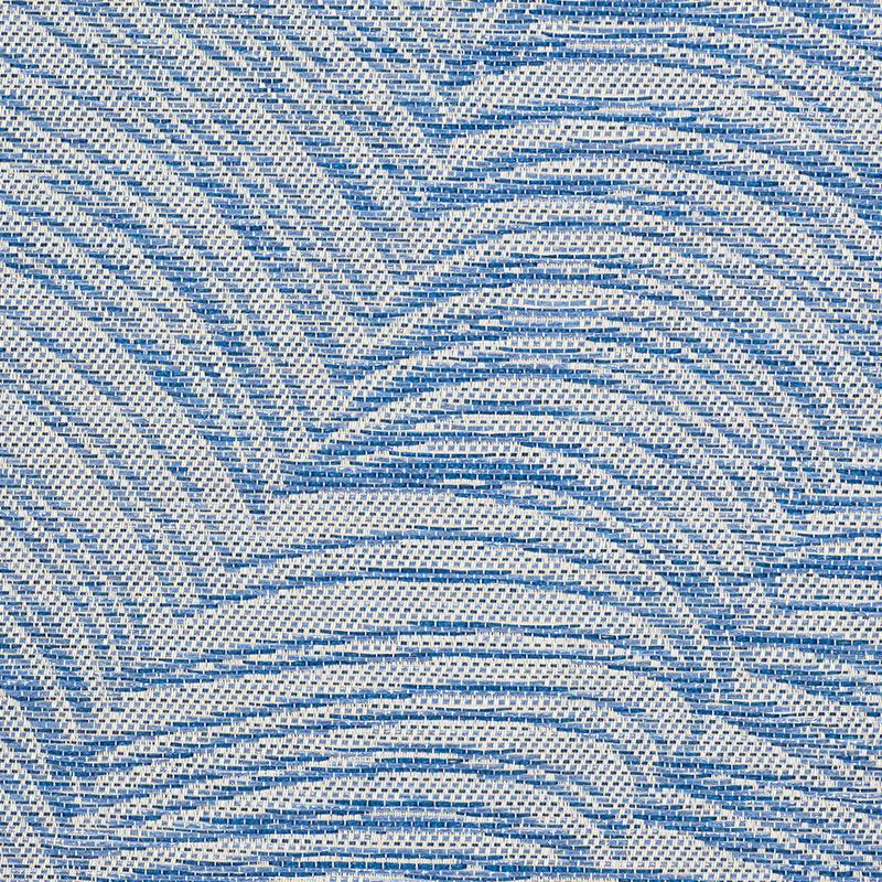 Schumacher Jete Blue Wallpaper