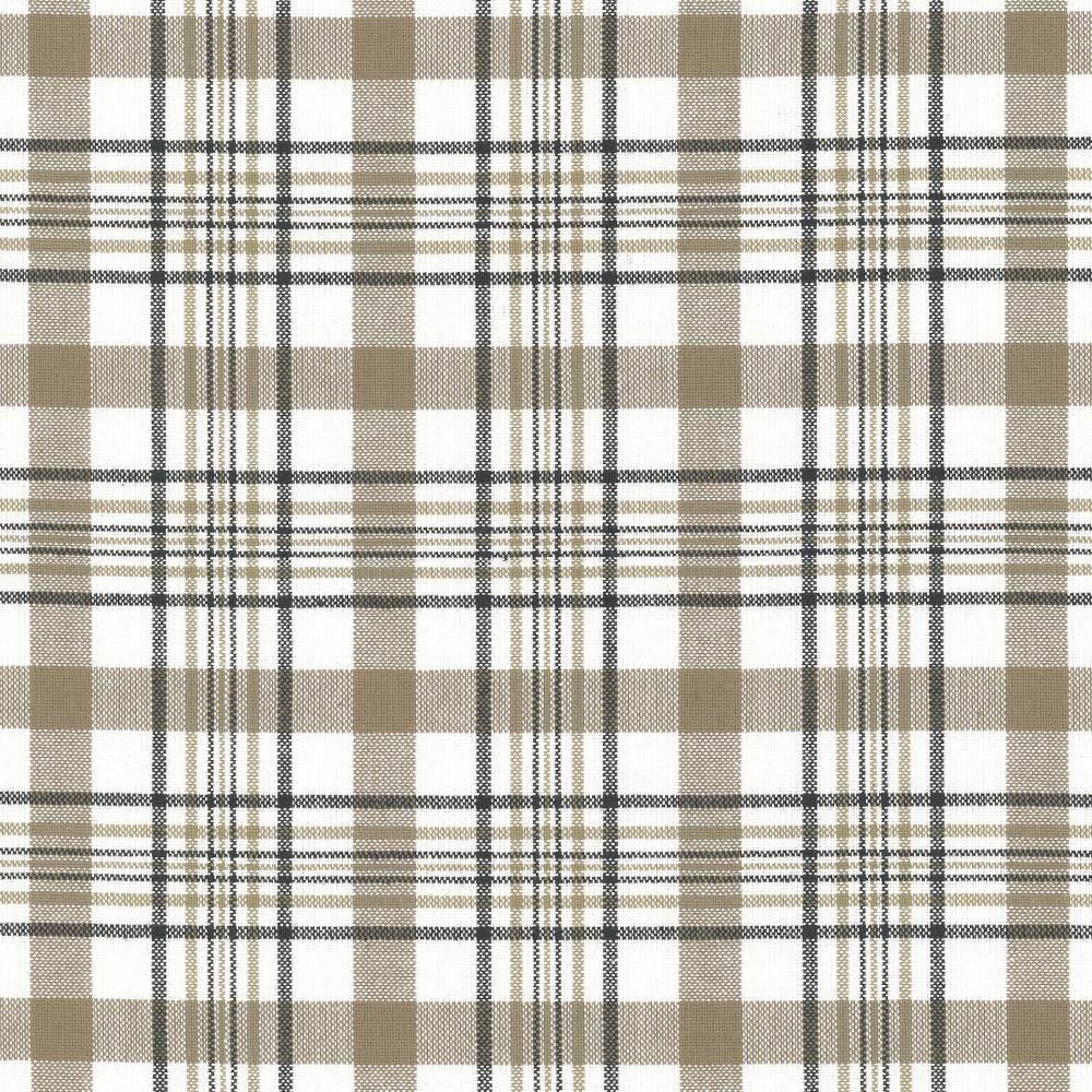 Kasmir Cicero Plaid Granite Fabric