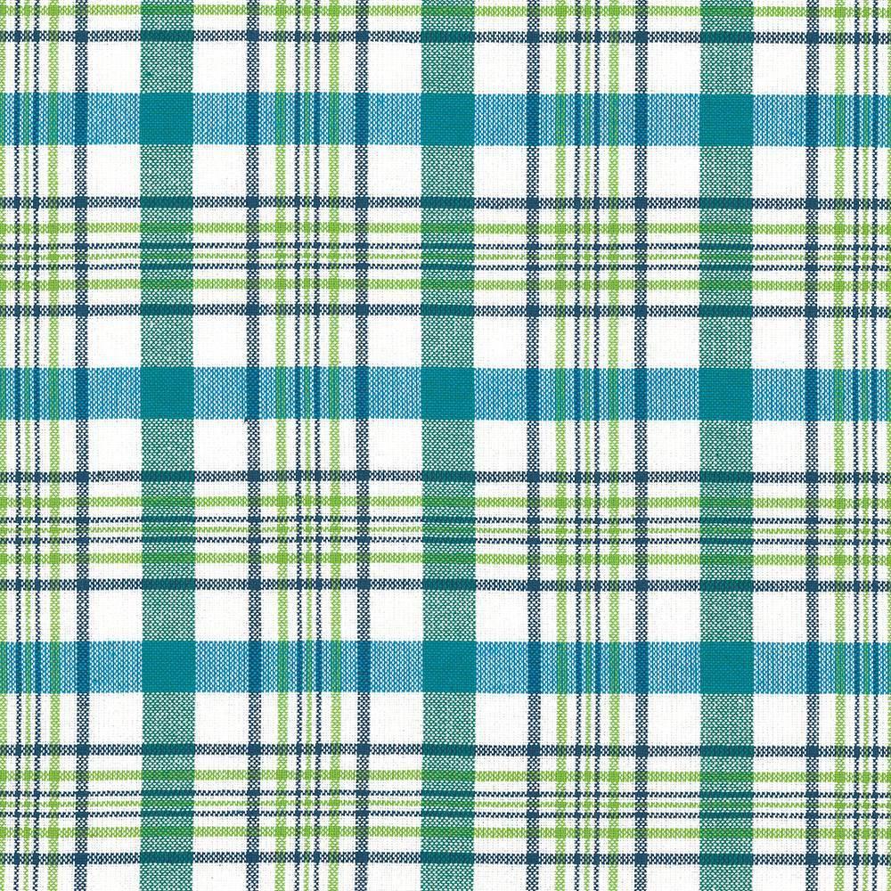 Kasmir Cicero Plaid Isle Waters Fabric