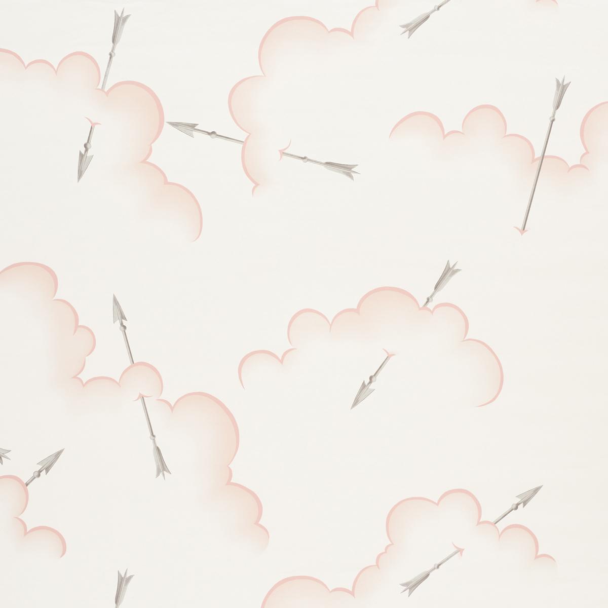 Schumacher Mercurio Blush Wallpaper
