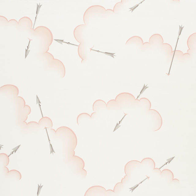 Schumacher Mercurio Blush Wallpaper