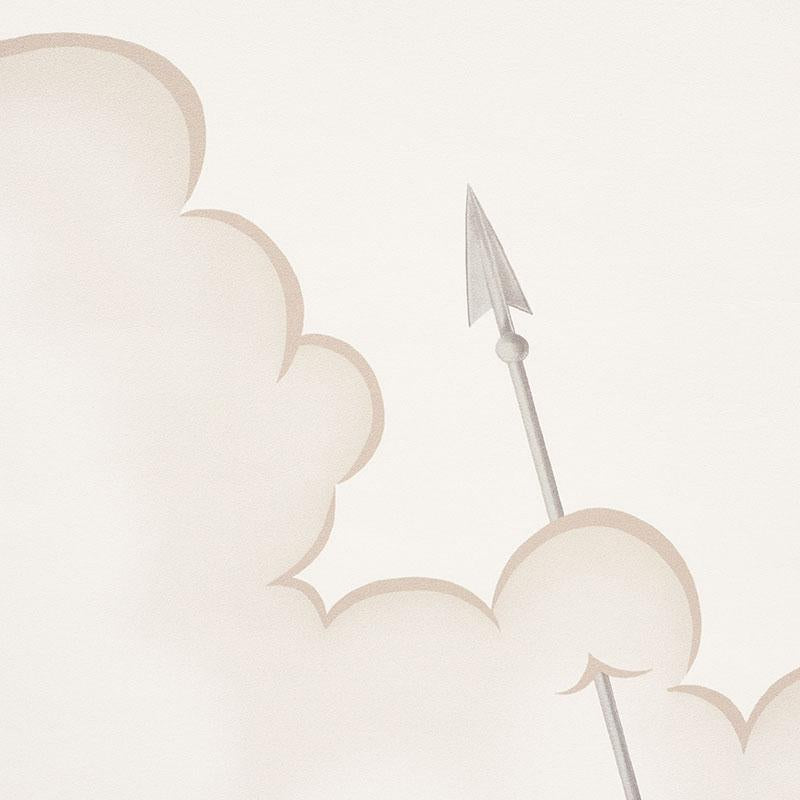 Schumacher Mercurio Natural Wallpaper