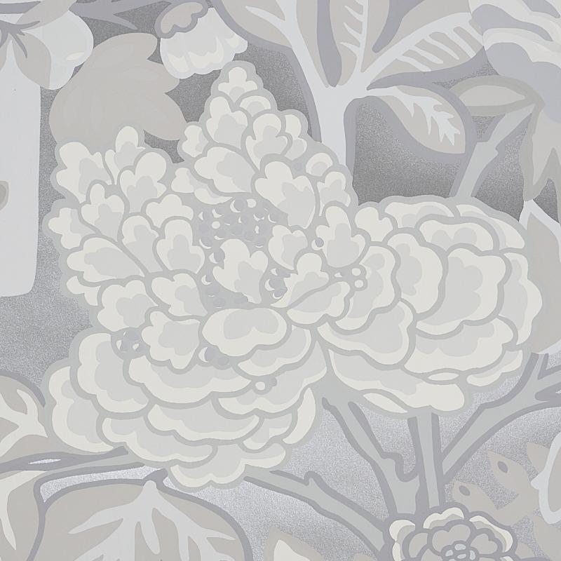 Schumacher Chiang Mai Dragon Limestone Wallpaper