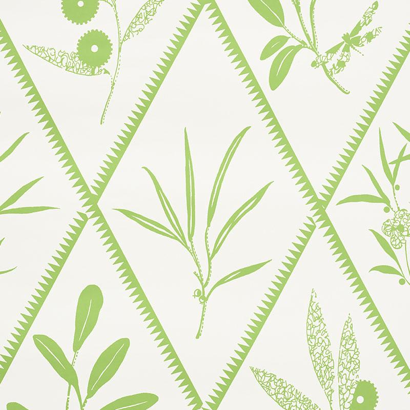 Schumacher Endimione Leaf Wallpaper