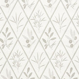 Schumacher Endimione Grey Wallpaper