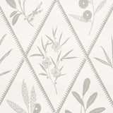 Schumacher Endimione Grey Wallpaper