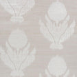 Schumacher Agra Hemp Shimmer Moonstone Wallpaper