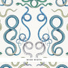 Schumacher Giove Emerald & Sapphire Wallpaper