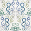Schumacher Giove Emerald & Sapphire Wallpaper