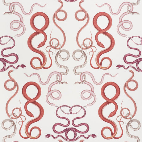 Schumacher Giove Ruby & Garnet Wallpaper