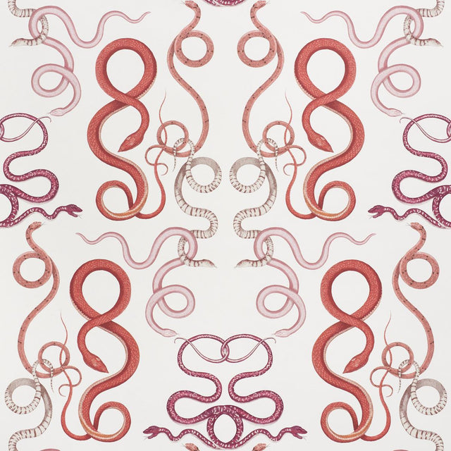 Schumacher Giove Ruby & Garnet Wallpaper