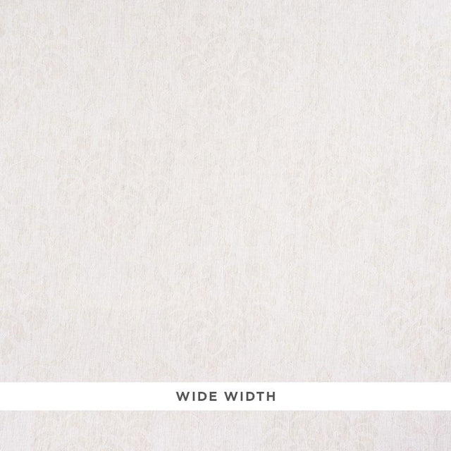 Schumacher Harper Damask Sheer Flax Fabric