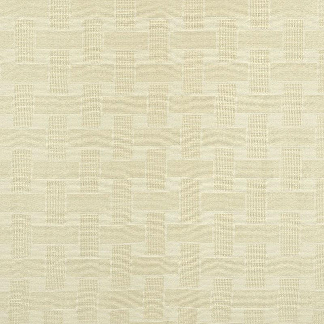 Schumacher Basketweave Sheer Oyster Fabric