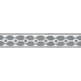 Schumacher Telia Tape Charcoal Trim