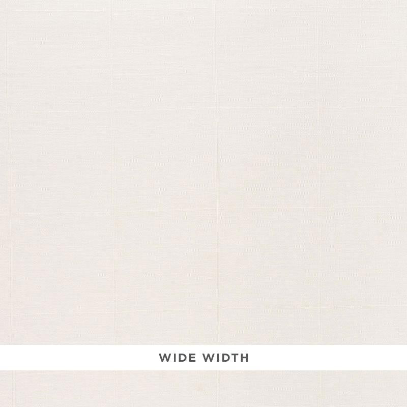 Schumacher Dita Windowpane Sheer Alabaster Fabric