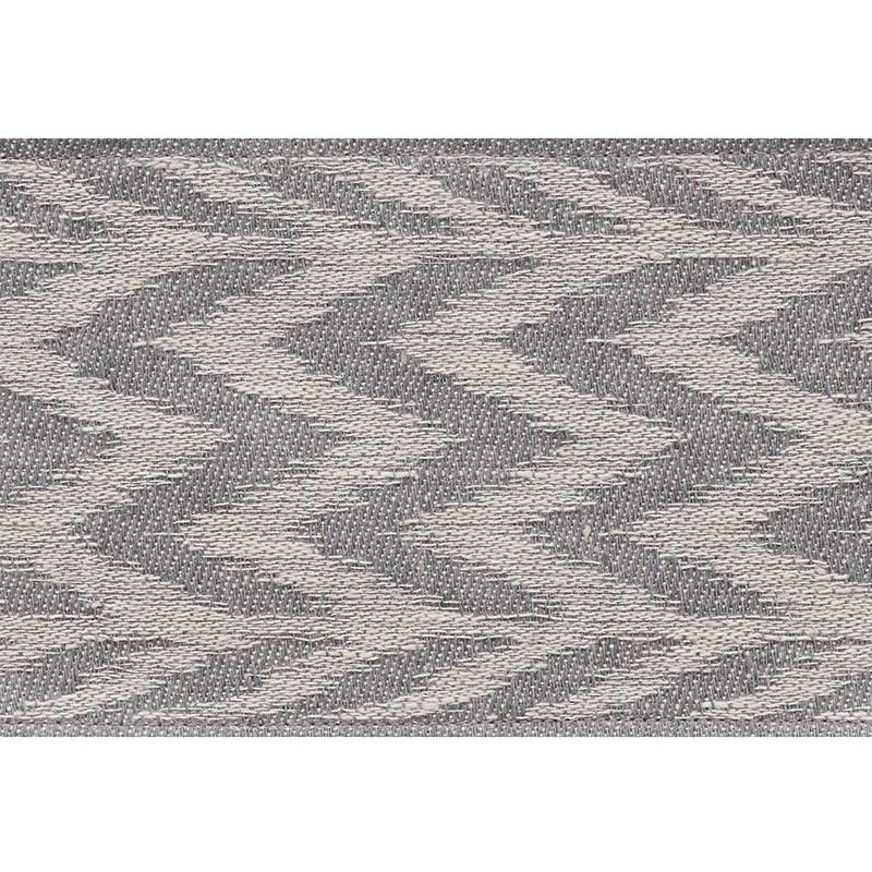 Schumacher Grey Chevron Woven Tape