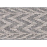 Schumacher Grey Chevron Woven Tape