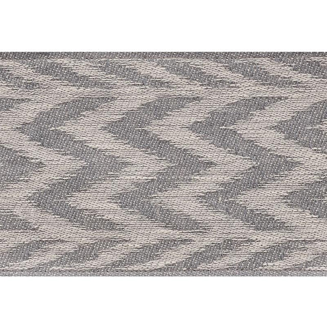 Schumacher Grey Chevron Woven Tape