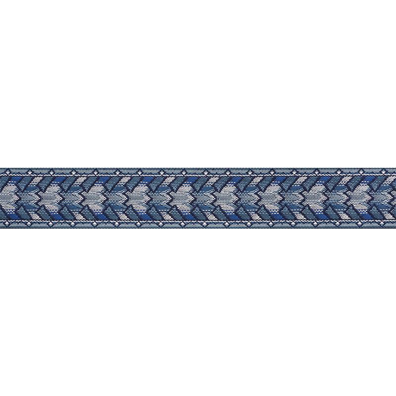 Schumacher Needlework Tape Blue Trim