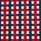 Schumacher Crosstown Red/Navy Fabric