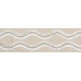 Schumacher Ogee Embroidered Tape Neutral Trim