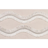 Schumacher Ogee Embroidered Tape Blush Trim