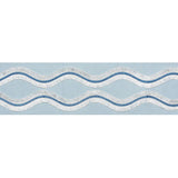 Schumacher Ogee Embroidered Tape Sky Trim
