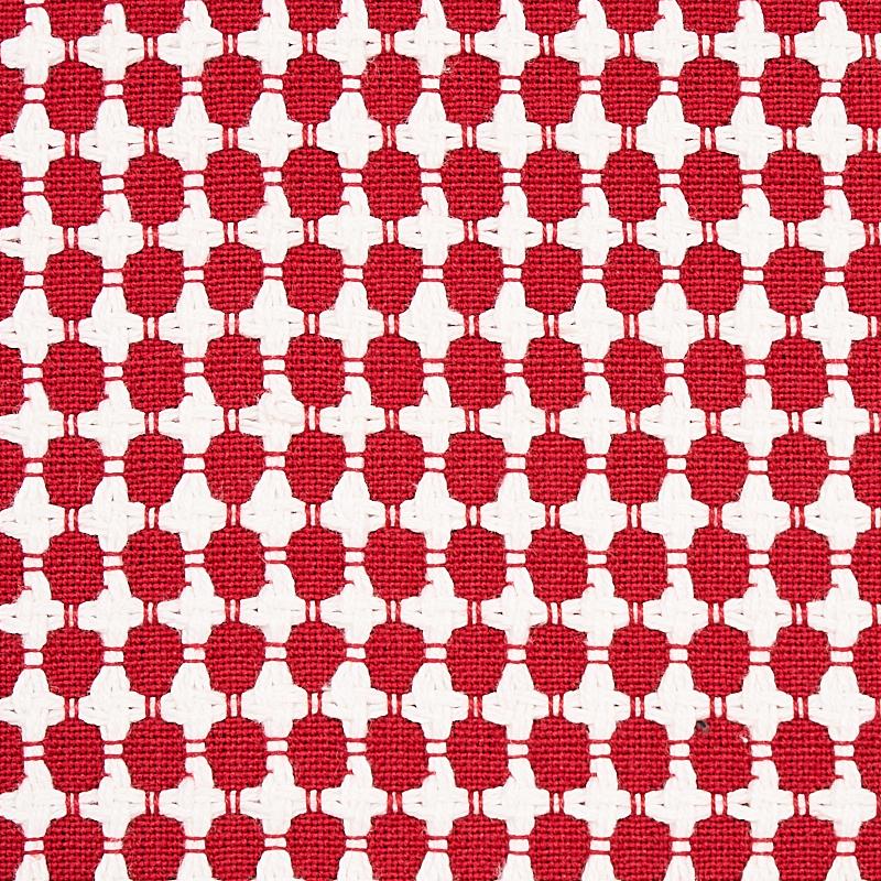 Schumacher Zipster Red Fabric