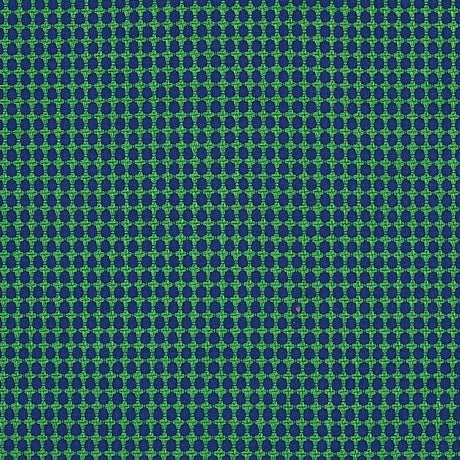 Schumacher Zipster Navy & Green Fabric