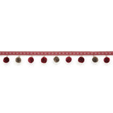 Schumacher Poms Wine Trim
