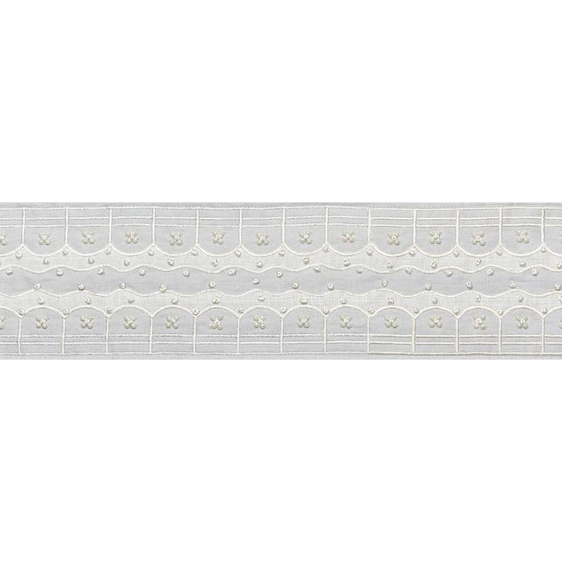Schumacher Perla Tape Dove Trim