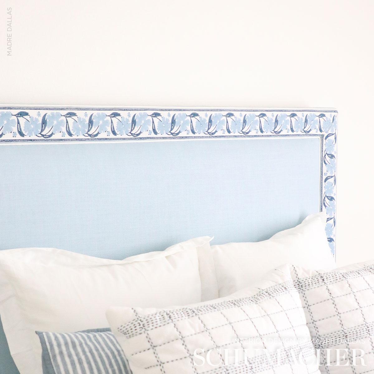 Schumacher Blues Adra Hand Blocked Tape