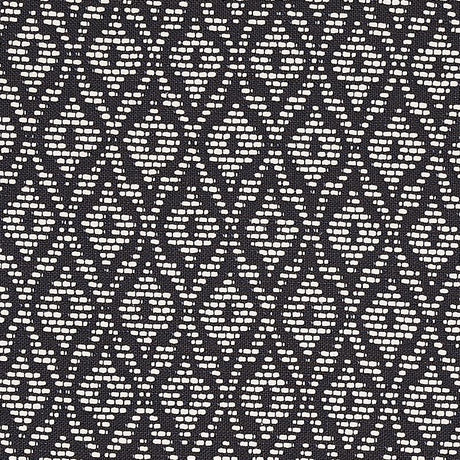Schumacher Red Hook Charcoal Fabric