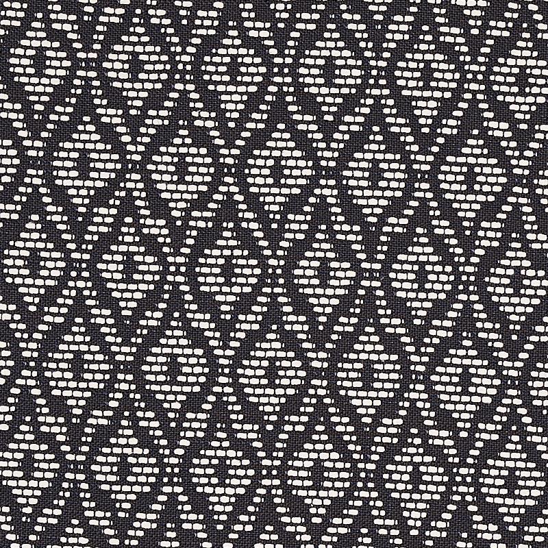 Schumacher Red Hook Charcoal Fabric