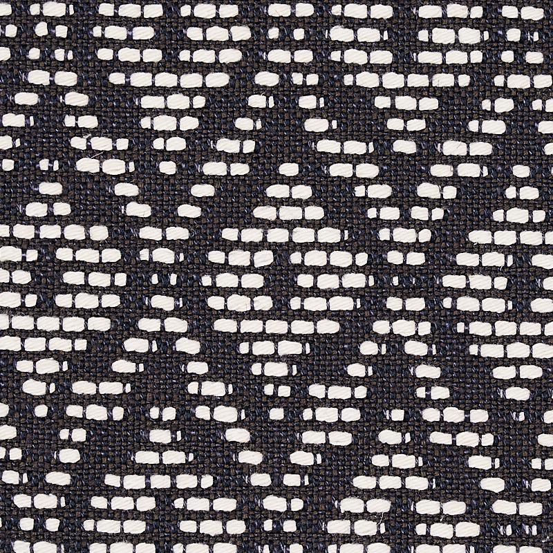 Schumacher Red Hook Charcoal Fabric
