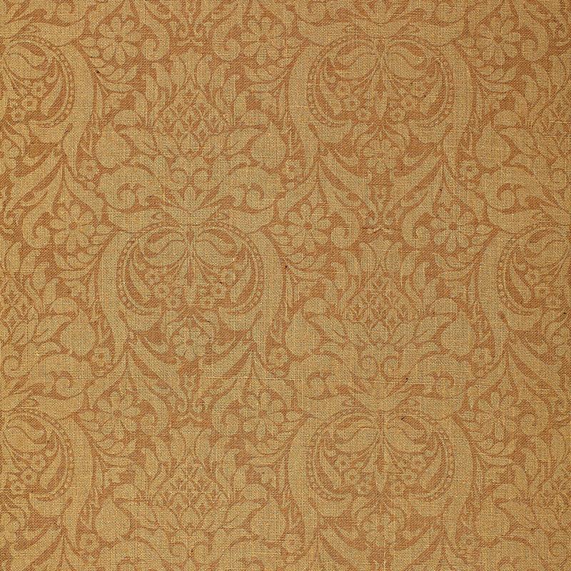 Schumacher Valencay Damask Camel Wallpaper