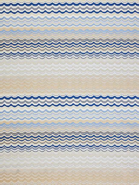 Scalamandre New Wave Sapphire Fabric
