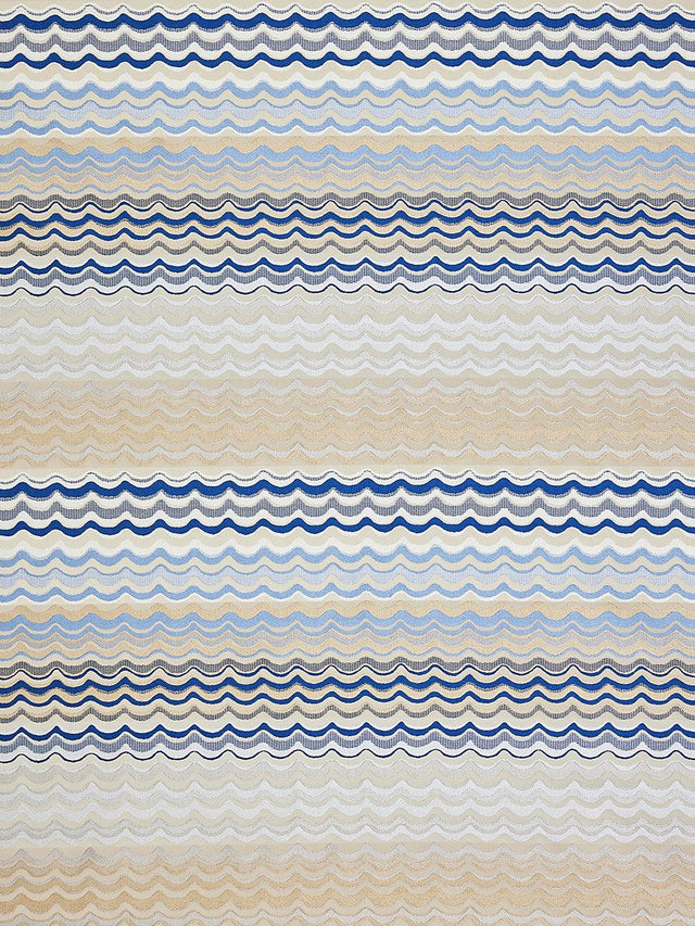 Scalamandre New Wave Sapphire Fabric