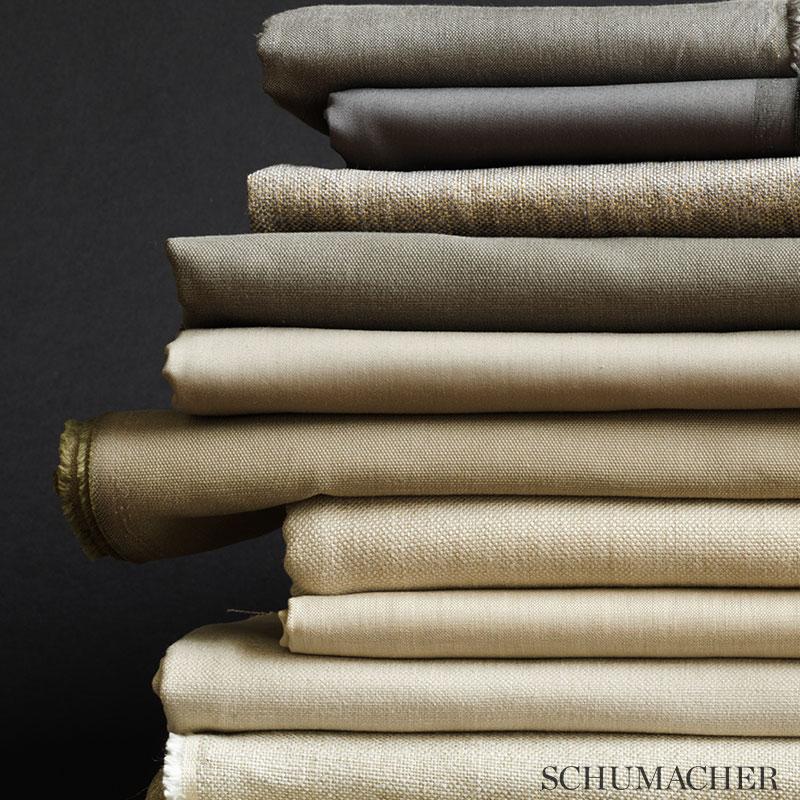 Schumacher Langham High Performance Union Cocoa Fabric