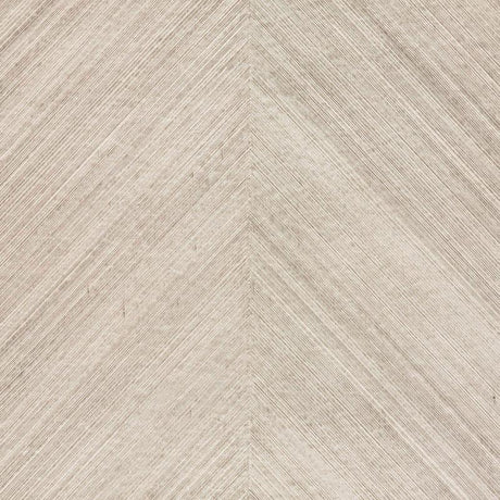 Schumacher Combed Chevron Birch Wallpaper
