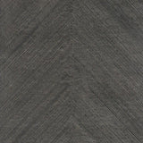 Schumacher Combed Chevron Black Slate Wallpaper