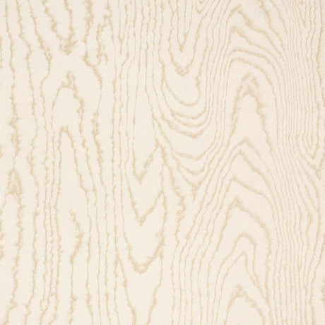 Schumacher Faux Bois Sand Shimmer Wallpaper