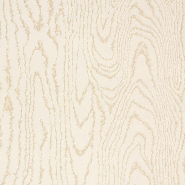 Schumacher Faux Bois Sand Shimmer Wallpaper